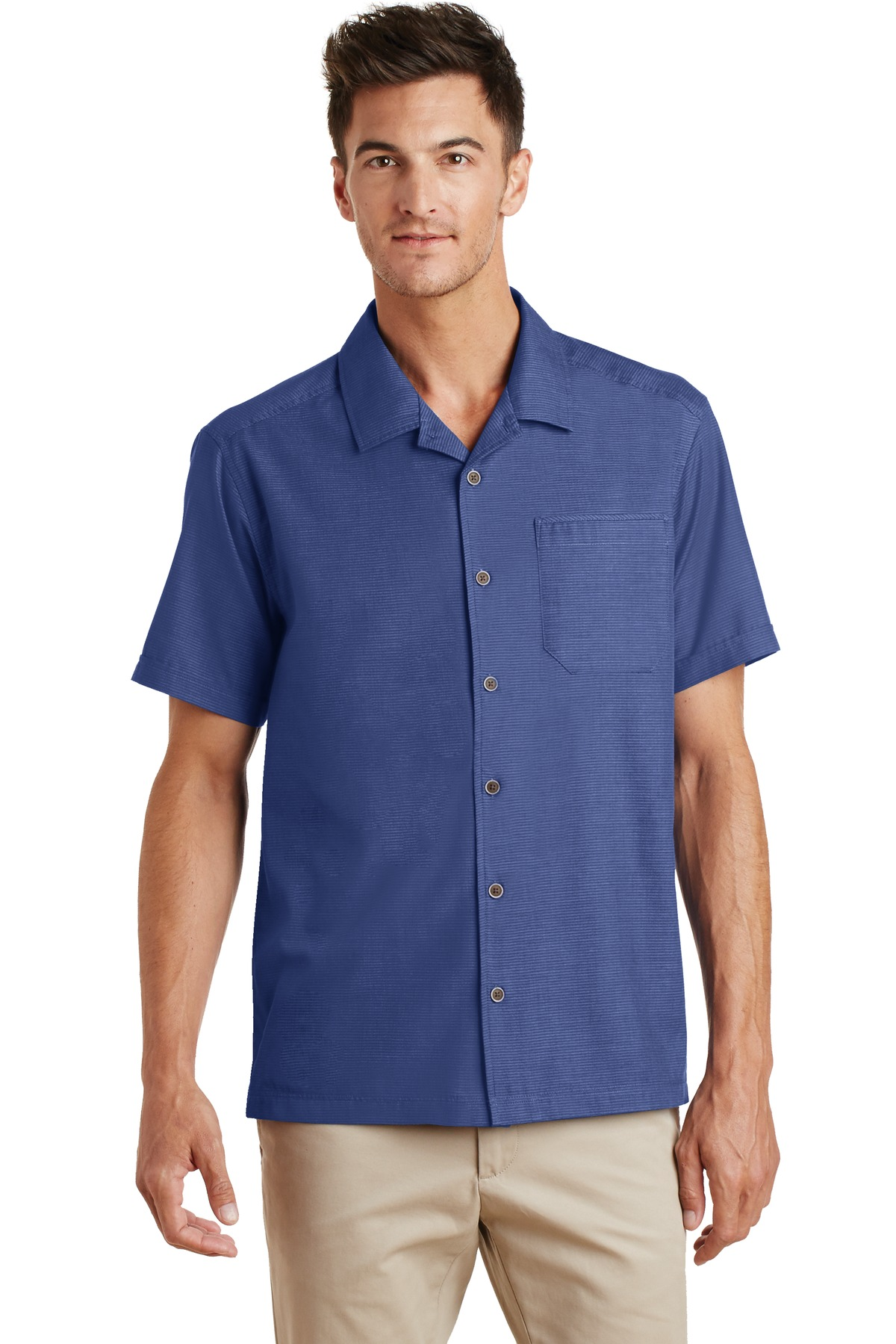 Port Authority &#174;  Men's Textured Camp Shirt